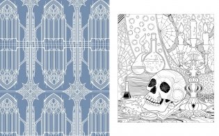 The Gothic Colouring Book фото книги 3