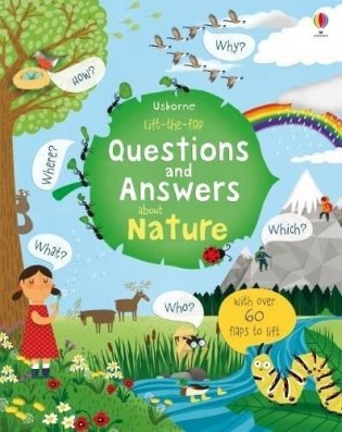Lift-the-flap Questions and Answers about Nature. Board book фото книги