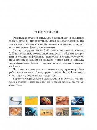 Французско-русский визуальный словарь для школьников фото книги 4