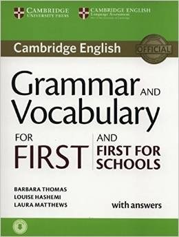 Grammar and Vocabulary for First and First for Schools Book with Answers фото книги