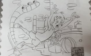 Раскраска со стикерами. Правила безопасности фото книги 3