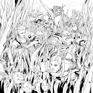 Critical Role: The Mighty Nein Coloring Book фото книги 6