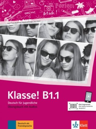 Klasse! B1.1. Ubungsbuch mit Audios online фото книги
