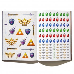 The Legend of Zelda Official Sticker Book (Nintendo) фото книги 3