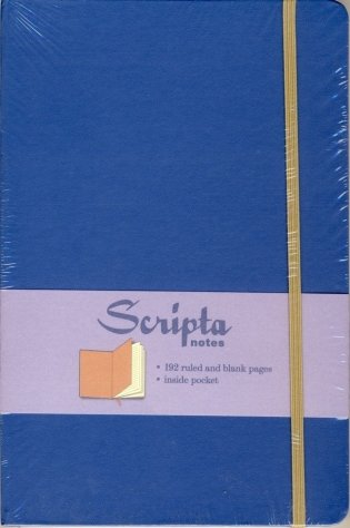 Scripta Notes. Large. Indigo. Ruled Journal фото книги