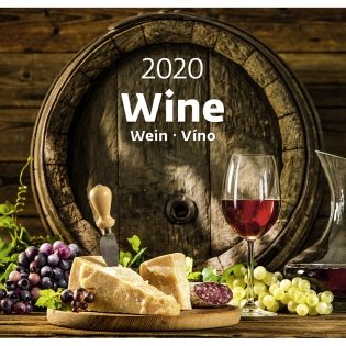 Wine (Вино). Календарь настенный на пружине на 2020 год фото книги