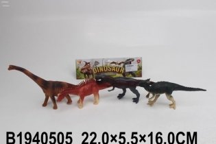 Набор фигурок "Динозавры-12" (4 предмета) фото книги