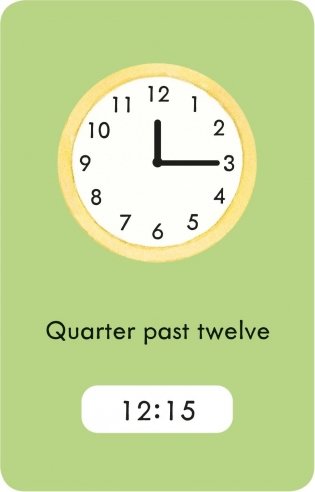 Poppy and Sam's Telling the Time Flashcards фото книги 3