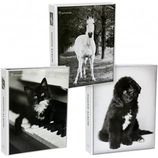 Фотоальбом "Animals black&white" (200 фотографий) фото книги