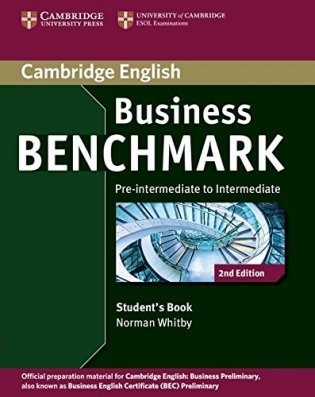 Business Benchmark Pre-intermediate to Intermediate Business Preliminary Student's Book фото книги