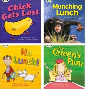 Learn to read at home with phonics bug: pack 4 (pack of 4 reading books with 3 fiction and 1 non-fiction) фото книги