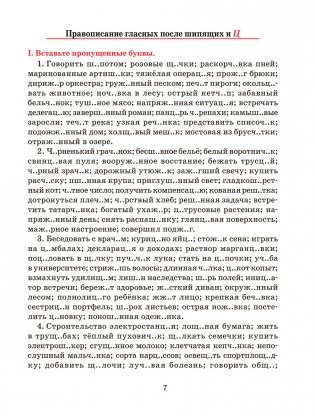 Русский язык. Тренажер по орфографии и пунктуации. 7 класс фото книги 7