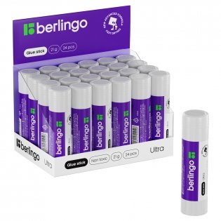 Клей-карандаш Berlingo "Ultra", 21г, ПВП. Арт. K1512 фото книги 3