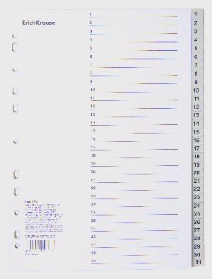 Разделитель листов 1-31 "Divider" фото книги
