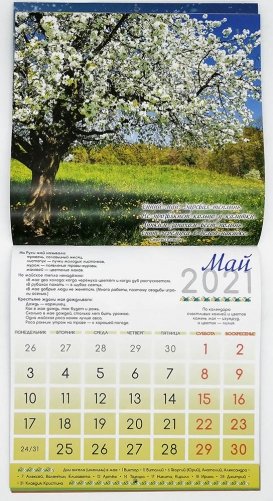 Календарь настенный перекидной на 2021 год (в ассортименте) фото книги 2