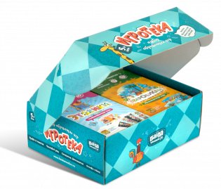 Развивающая настольная игра "Игротека 5+" (настольные игры "Турбосчет", "Зверобуквы", "Этажики" и "Трафик-Джем") фото книги 3