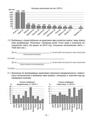 Геаграфія. Сацыяльна-эканамічная геаграфія свету. 10 клас. Сшытак для практычных і самастойных работ. ГРИФ фото книги 4