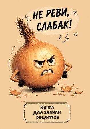 Книга для записи рецептов. Злой лук фото книги