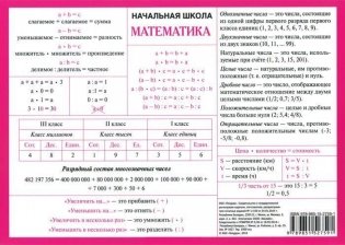 Справочные материалы: Начальная школа. Математика фото книги 2
