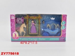 Игровой набор "Голубая карета с принцессой" (арт. Zy775618) фото книги