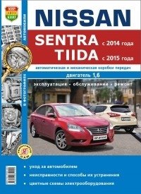 Автомобили Nissan Sentra (с 2014 г.)/Nissan Tiida (с 2015 г.). Руководство по эксплуатации, обслуживанию и ремонту в фотографиях фото книги