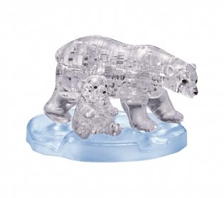 3D-головоломка "Два белых медведя" фото книги
