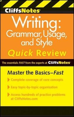 CliffsNotes Writing: Grammar, Usage, and Style Quick Review фото книги