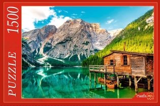 Пазлы. Альпы. Озеро Брайес. 1500 элементов фото книги