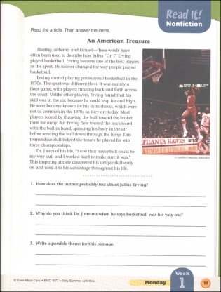 Daily Summer Activities: Grades 6-7 - Activity Book фото книги 5