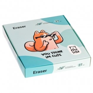 Ластик MESHU "Good boy", фигурный, термопластичная резина, 40х30х13 мм. Арт. MS_45596 фото книги 3