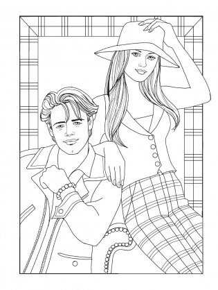 Creative Haven That's So 90s! Coloring Book фото книги 11