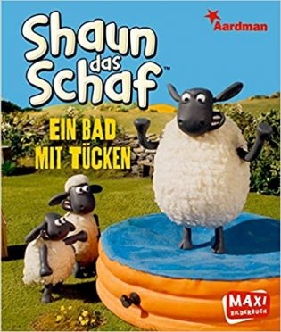 MAXI Shaun das Schaf Ein Bad mit Tuecken фото книги