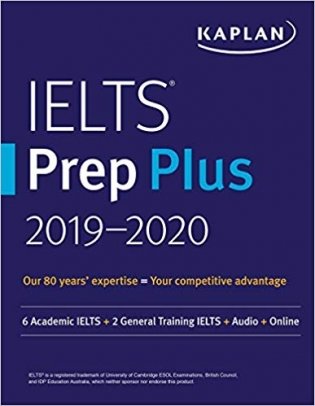 ELTS Prep Plus 2019-2020. 6 Academic IELTS + 2 General Training IELTS + Audio + Online (+ Audio CD) фото книги