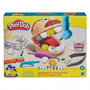Набор игровой Play-Doh "Мистер Зубастик с золотыми зубами" фото книги