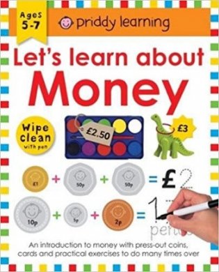 Let's Learn About Money. Wipe-clean. Workbook фото книги
