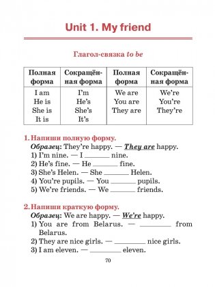 Грамматика английского языка в таблицах и схемах с тренировочными упражнениями. Для начальной школы фото книги 9