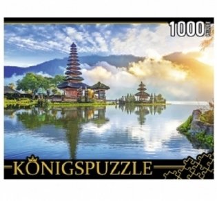 Пазлы "Konigspuzzle. Остров Бали. Храм Пура Улун Дану", 1000 элементов фото книги