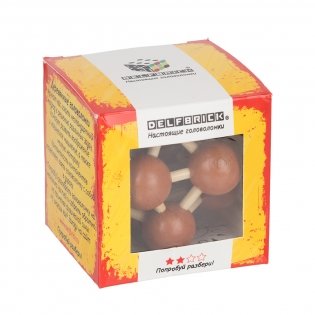 Головоломка деревянная "Молекула", 40 элементов, арт. DLS-14 фото книги 2