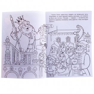 Раскраска "Царевна-несмеяна" фото книги 2