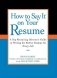 How to Say It on Your Resume фото книги маленькое 2