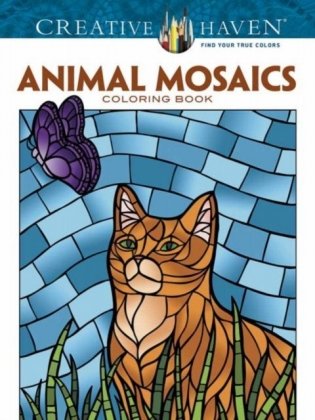 Creative Haven Animal Mosaics Coloring Book фото книги