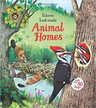 Look Inside Animal Homes. Board Book фото книги