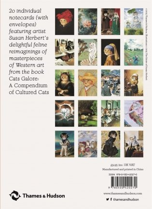 Cats in Art. Box of 20 Notecards фото книги 3
