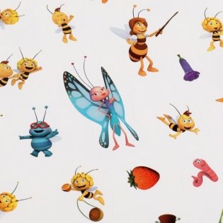 Альбом наклеек "Пчёлка Майя. Весёлые друзья" (100 наклеек) фото книги 5