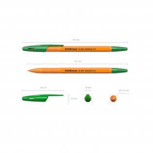 Ручка шариковая "R-301 Orange Stick", зеленая фото книги 4