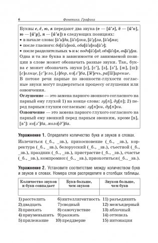 Русский язык: весь школьный курс в таблицах, упражнениях и тестах фото книги 5