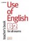Use of English B2. Teacher's Book фото книги маленькое 2