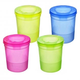 Стакан-непроливайка большой Гамма, неоновые цвета, ассорти. Арт. 10122041 фото книги