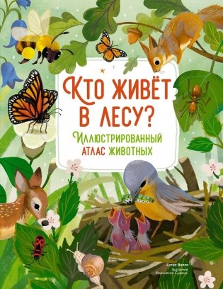 Кто живёт в лесу? Иллюстрированный атлас животных фото книги