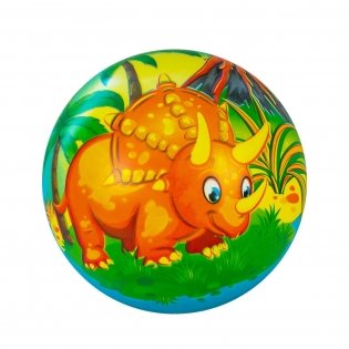 Мяч "Динозаврик", 23 см фото книги